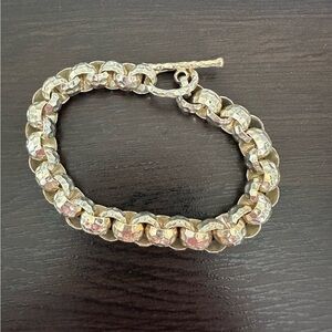 Silpada Silver and Gold Chain Bracelet